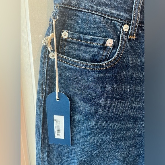 Daily Blue Adriano Goldschmeid Manya Classic Straight Leg Jean in Legacy NWT - Picture 5 of 14
